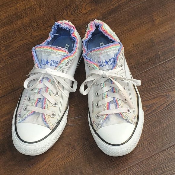 pastel rainbow converse